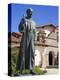 Statue of Father Junipero Serra Outside Mission San Antonio, Monterey County, California, United St-Richard Cummins-Premier Image Canvas