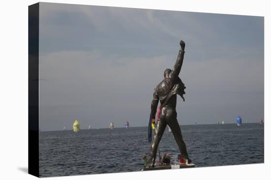 Statue of Freddy Mercury, Montreux, Canton Vaud, Switzerland, Europe-Angelo Cavalli-Premier Image Canvas