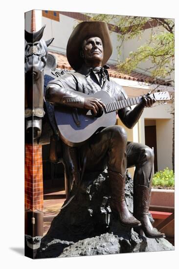 Statue of Gene Autry at the Autry National Center and Museum of the American West in Griffith…-null-Premier Image Canvas