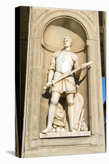 Statue of Giovanni dalle Bande Nere, Uffizi, Florence (Firenze), UNESCO World Heritage Site-Nico Tondini-Premier Image Canvas