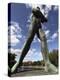 Statue of Hunter, Hameensilta Bridge, Tampere City, Pirkanmaa, Finland, Scandinavia, Europe-Dallas & John Heaton-Premier Image Canvas