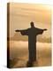 Statue of Jesus, known as Cristo Redentor (Christ the Redeemer), on Corcovado Mountain in Rio De Ja-Peter Adams-Premier Image Canvas