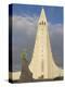 Statue of Leifur Eiriksson (Liefer Eriksson) and Hallgrimskirkja, Reykjavik, Iceland, Polar Regions-Neale Clarke-Premier Image Canvas