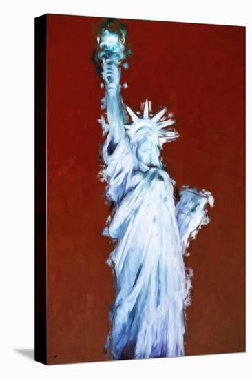 Statue of Liberty IX - In the Style of Oil Painting-Philippe Hugonnard-Premier Image Canvas