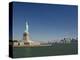 Statue of Liberty, Liberty Island and New York Skyline-Tom Grill-Premier Image Canvas