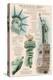 Statue of Liberty National Monument - New York City, NY - Technical-Lantern Press-Stretched Canvas