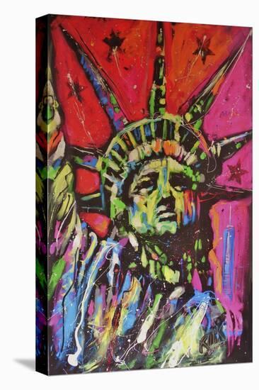 Statue Of Liberty Painting-Rock Demarco-Premier Image Canvas