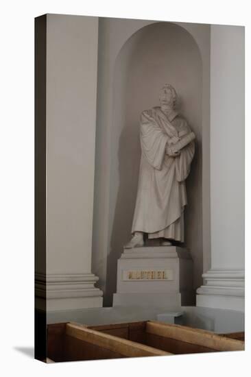 Statue of Martin Luther, Lutheran Cathedral, Helsinki, Finland, 2011-Sheldon Marshall-Premier Image Canvas