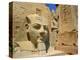 Statue of Ramses II and Obelisk, Luxor Temple, Luxor, Egypt, North Africa-Gavin Hellier-Premier Image Canvas