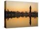 Statue of Shiva Rising Out of a Lake Sur Sagar in the Centre of Vadodara, Gujarat, India, Asia-Mark Chivers-Premier Image Canvas