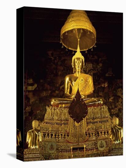 Statue of the Buddha, Wat Pho (Wat Po) (Wat Phra Chetuphon), Bangkok, Thailand, Southeast Asia-Gavin Hellier-Premier Image Canvas