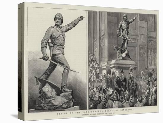 Statue of the Late General Earle, at Liverpool-Harry Hamilton Johnston-Premier Image Canvas