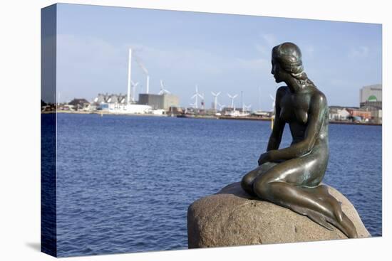 Statue of the Little Mermaid in Copenhagen, Denmark, Scandinavia, Europe-Simon Montgomery-Premier Image Canvas