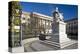 Statue of Wilhelm von Humboldt in front of Humboldt University, Unter den Linden, Berlin, Germany-null-Stretched Canvas