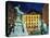 Statues at Fountain and Pension Neuer Markt at Neuer Markt Square, Innere Stadt, Vienna, Austria-Richard Nebesky-Premier Image Canvas