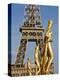 Statues at Trocadero and Eiffel Tower-Rudy Sulgan-Premier Image Canvas