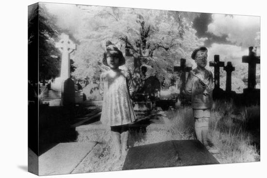 Statues, Brompton Cemetery, London, England-Simon Marsden-Premier Image Canvas