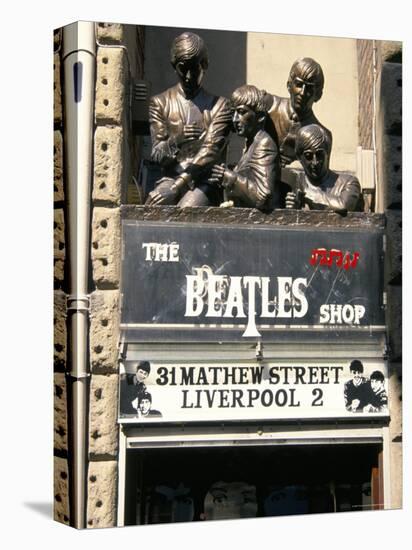 Statues of the Beatles, the Cavern Quarter, Liverpool, England, United Kingdom-Charles Bowman-Premier Image Canvas