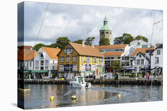 Stavanger Harbour, Norway, Scandinavia, Europe-Amanda Hall-Premier Image Canvas