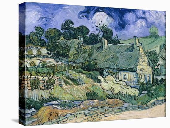 Staw-Roofed Houses-Vincent van Gogh-Premier Image Canvas