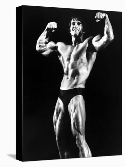 Stay Hungry, Arnold Schwarzenegger, 1976-null-Stretched Canvas