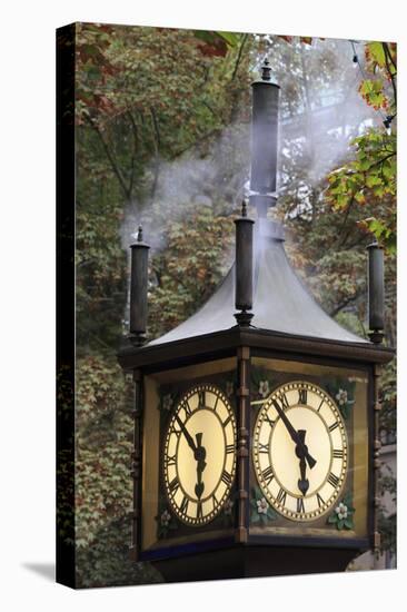 Steam clock, Gastown, Vancouver, British Columbia, Canada, North America-Richard Cummins-Premier Image Canvas