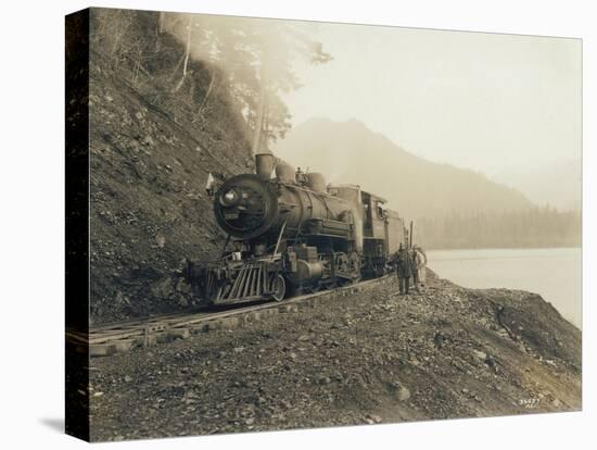 Steam Locomotive, Circa 1918-Asahel Curtis-Premier Image Canvas