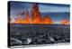 Steaming Lava and Plumes at the Holuhraun Fissure Eruption near Bardarbunga Volcano, Iceland-Arctic-Images-Premier Image Canvas