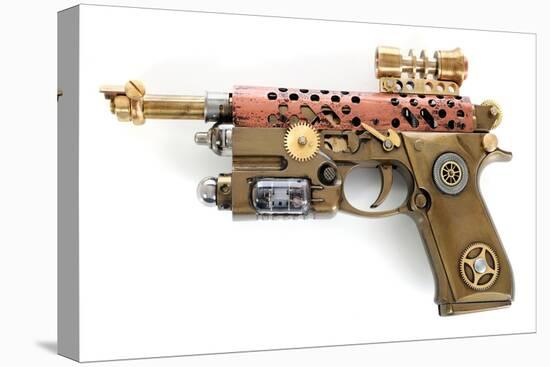 Steampunk Hand Cannon-3355m-Stretched Canvas