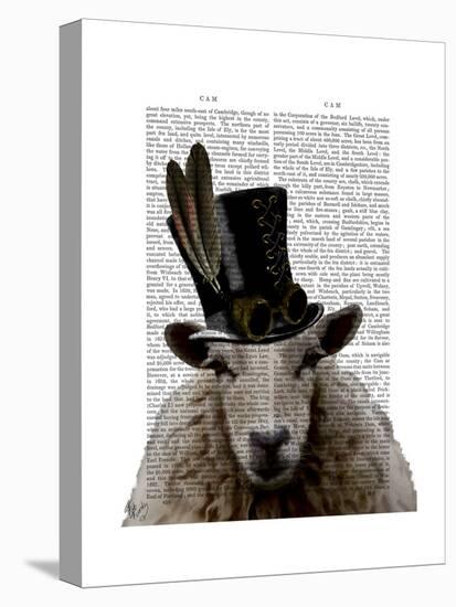 Steampunk Sheep-Fab Funky-Stretched Canvas