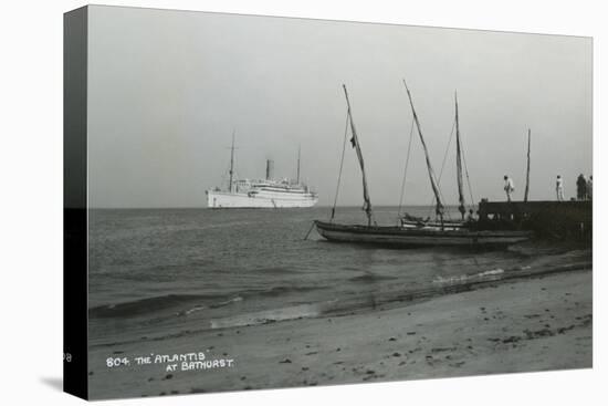 Steamship 'Atlantis' Off Bathurst, Gambia, 20th Century-null-Premier Image Canvas