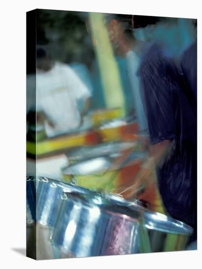 Steel Drums, Port of Spain, Trinidad, Caribbean-Greg Johnston-Premier Image Canvas