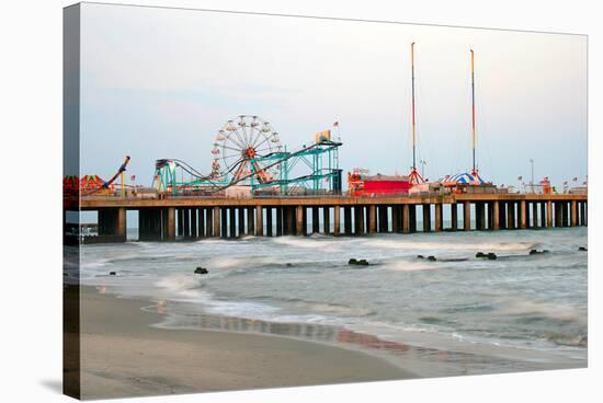 Steel Pier Atlantic City, NJ-null-Stretched Canvas