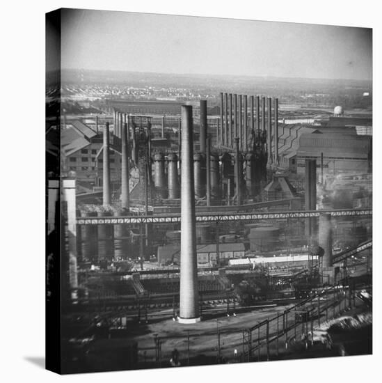 Steel Plant During Strike-null-Premier Image Canvas