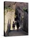 Steep Alleyway, Gubbio, Umbria, Italy-Inger Hogstrom-Premier Image Canvas