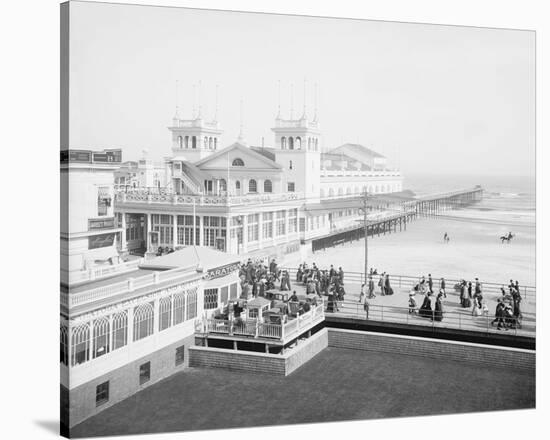 Steeplechase Pier, Atlantic City, NJ, c. 1905-Vintage Photography-Stretched Canvas