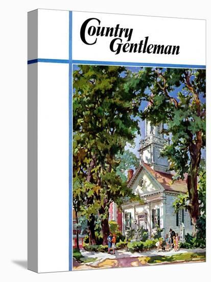 "Steepled Church," Country Gentleman Cover, April 1, 1939-G. Kay-Premier Image Canvas