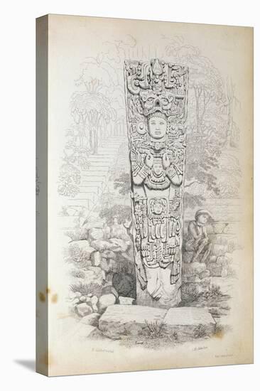 Stela P at Copan, Honduras-Frederick Catherwood-Premier Image Canvas