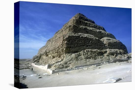 Step Pyramid of King Djoser (Zozer), Saqqara, Egypt, 3rd Dynasty, C2600 Bc-Imhotep-Premier Image Canvas