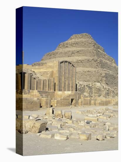 Step Pyramid of Sakkara, Built for King Zoser, Sakkara, Egypt-Cindy Miller Hopkins-Premier Image Canvas