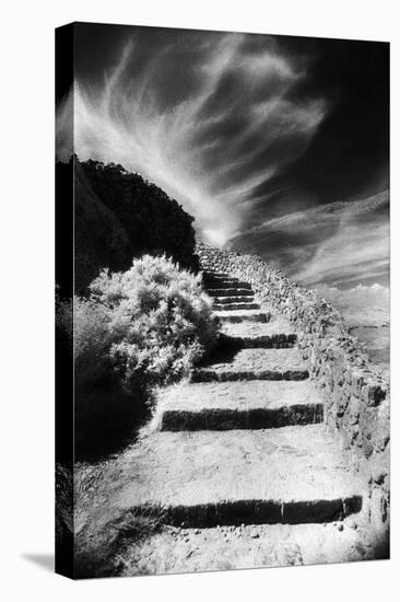 Steps Up to Queribus Castle, Languedoc, France-Simon Marsden-Premier Image Canvas