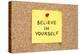 Sticky Believe In Yourself-Ivelin Radkov-Stretched Canvas