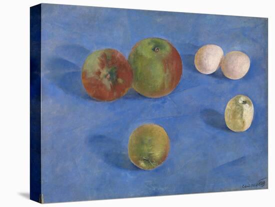 Still Life. Apples and Eggs, 1921-Kuzma Sergeyevich Petrov-Vodkin-Premier Image Canvas