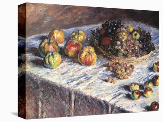 Still-Life: Apples and Grapes, 1880-Claude Monet-Premier Image Canvas