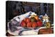 Still Life Bowl of Apples-Paul C?zanne-Stretched Canvas