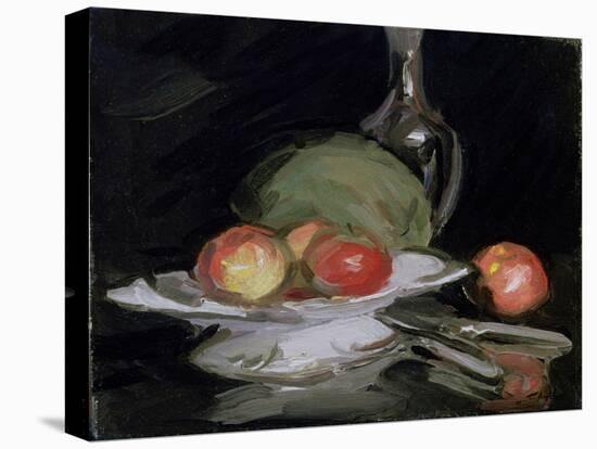 Still Life Bowl of Fruit, Melon and Carafe-George Leslie Hunter-Premier Image Canvas