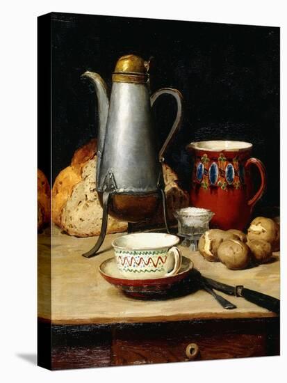 Still Life: Coffee and Potatoes, 1897-Albert Anker-Premier Image Canvas
