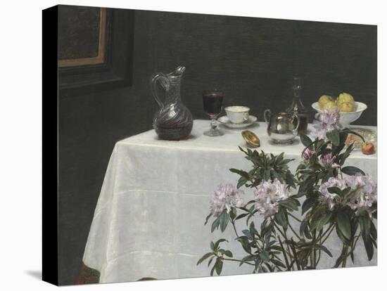 Still Life: Corner of a Table, 1873-Ignace Henri Jean Fantin-Latour-Premier Image Canvas