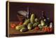 Still Life: Cucumbers, Tomatoes and Containers. Painting by Luis Melendez (1716 - 1780), 18Th Centu-Luis Egidio Menendez or Melendez-Premier Image Canvas