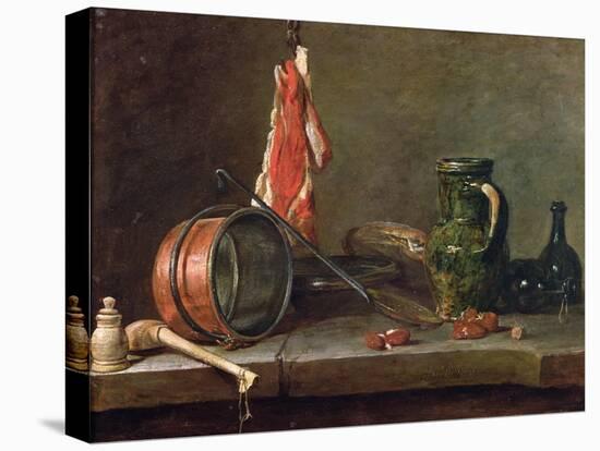 Still Life: Feast Day Menu, 1731-Jean-Baptiste Simeon Chardin-Premier Image Canvas